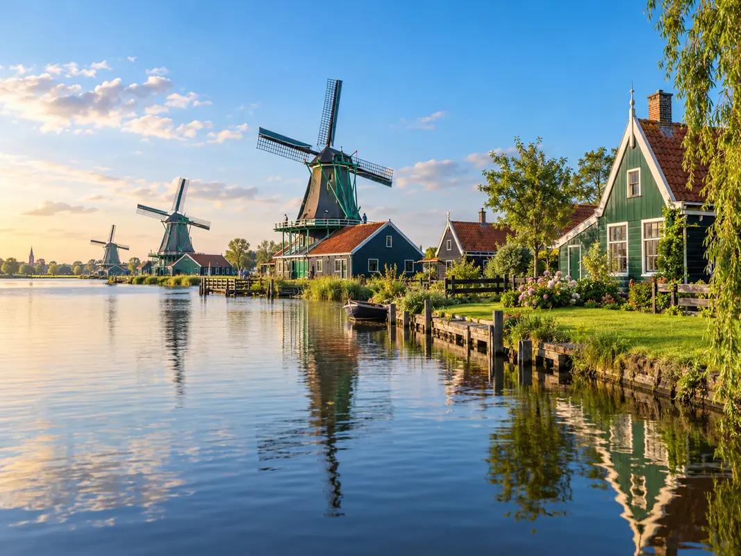 Sfeerimpressie van Zaanse Schans